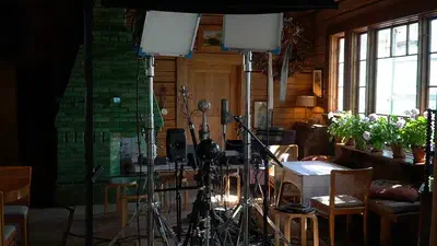 Recording setup at Ainola, Finland